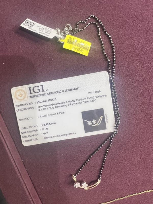 DIAMOND-MANGAL SUTRA,18K (DMS-00359)