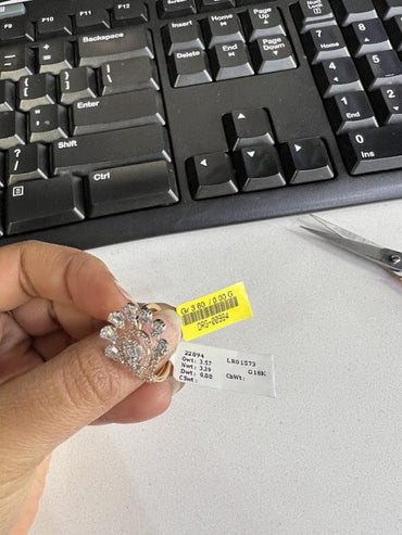 DIAMOND-RING,18K (DRG-00984)