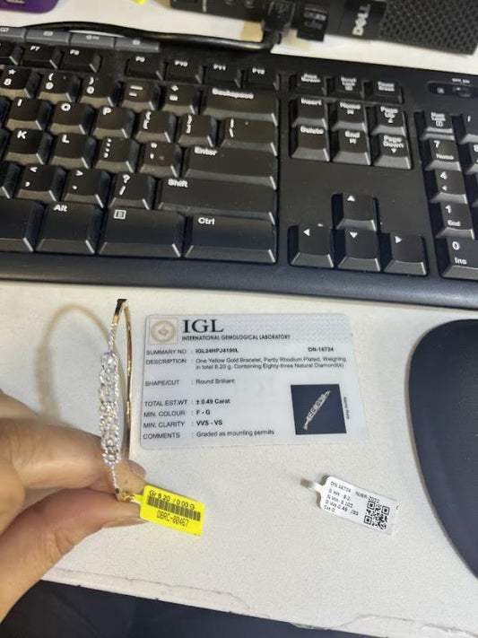 DIAMOND-BRACELE,18K (DBRC-00467)