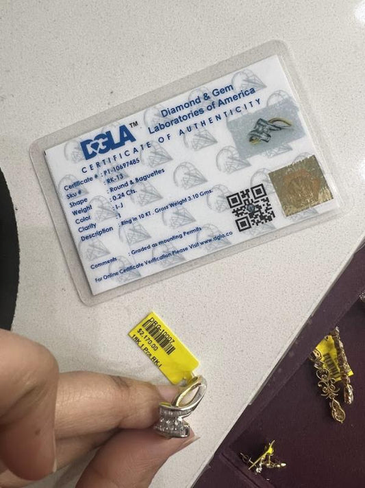 DIAMOND-RING,18K (DRG-10007)