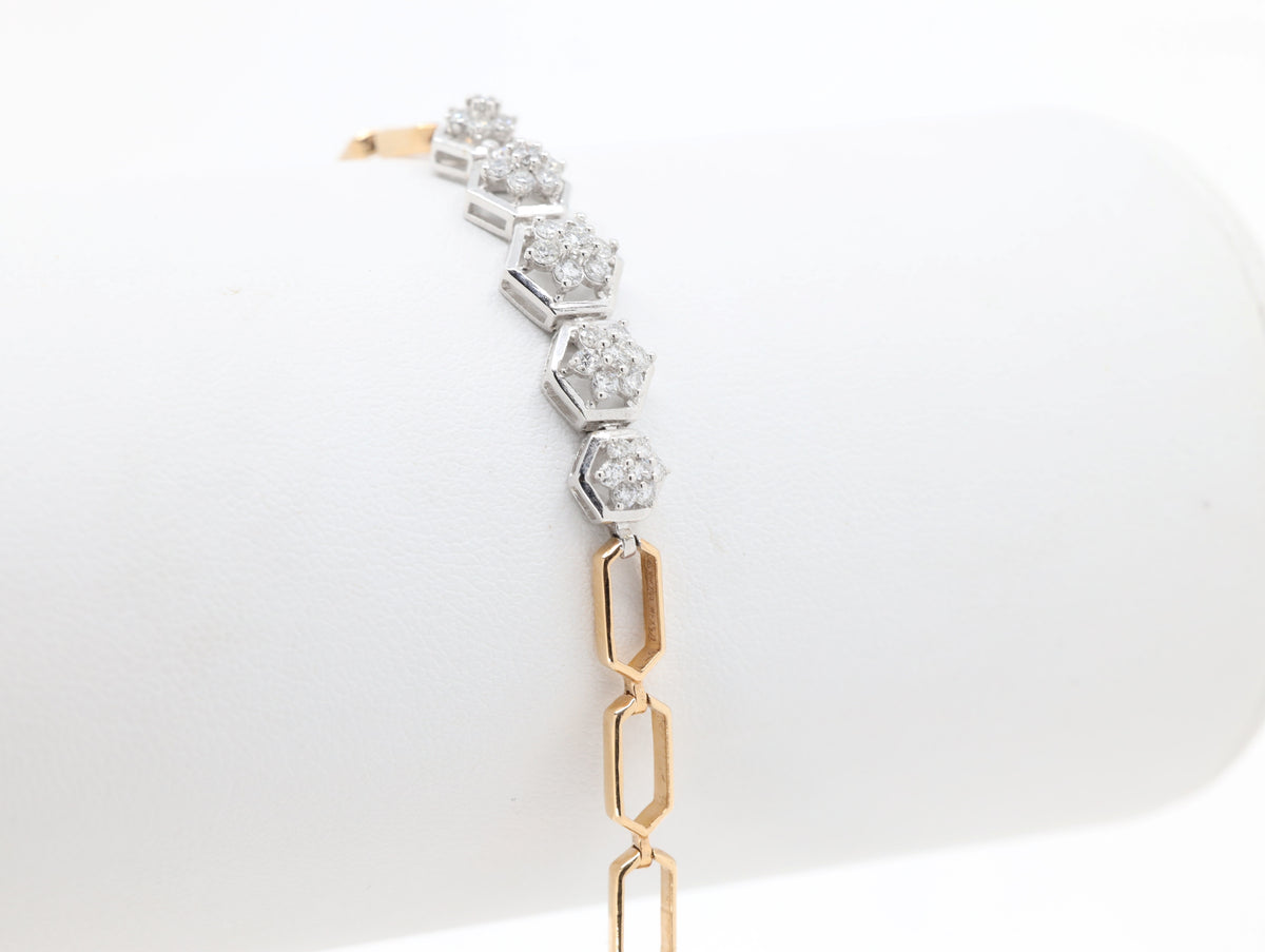 DIAMOND-BRACELE,18K (DBRC-00357)