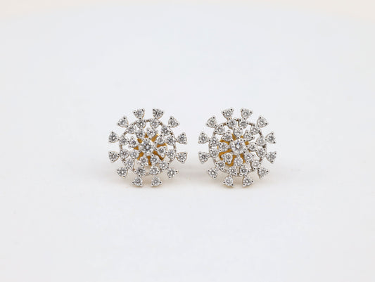 DIAMOND-EAR TOPS,18K (DET-00008)