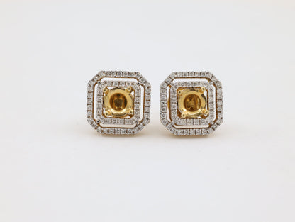 DIAMOND-EAR TOPS,18K (DET-00088)