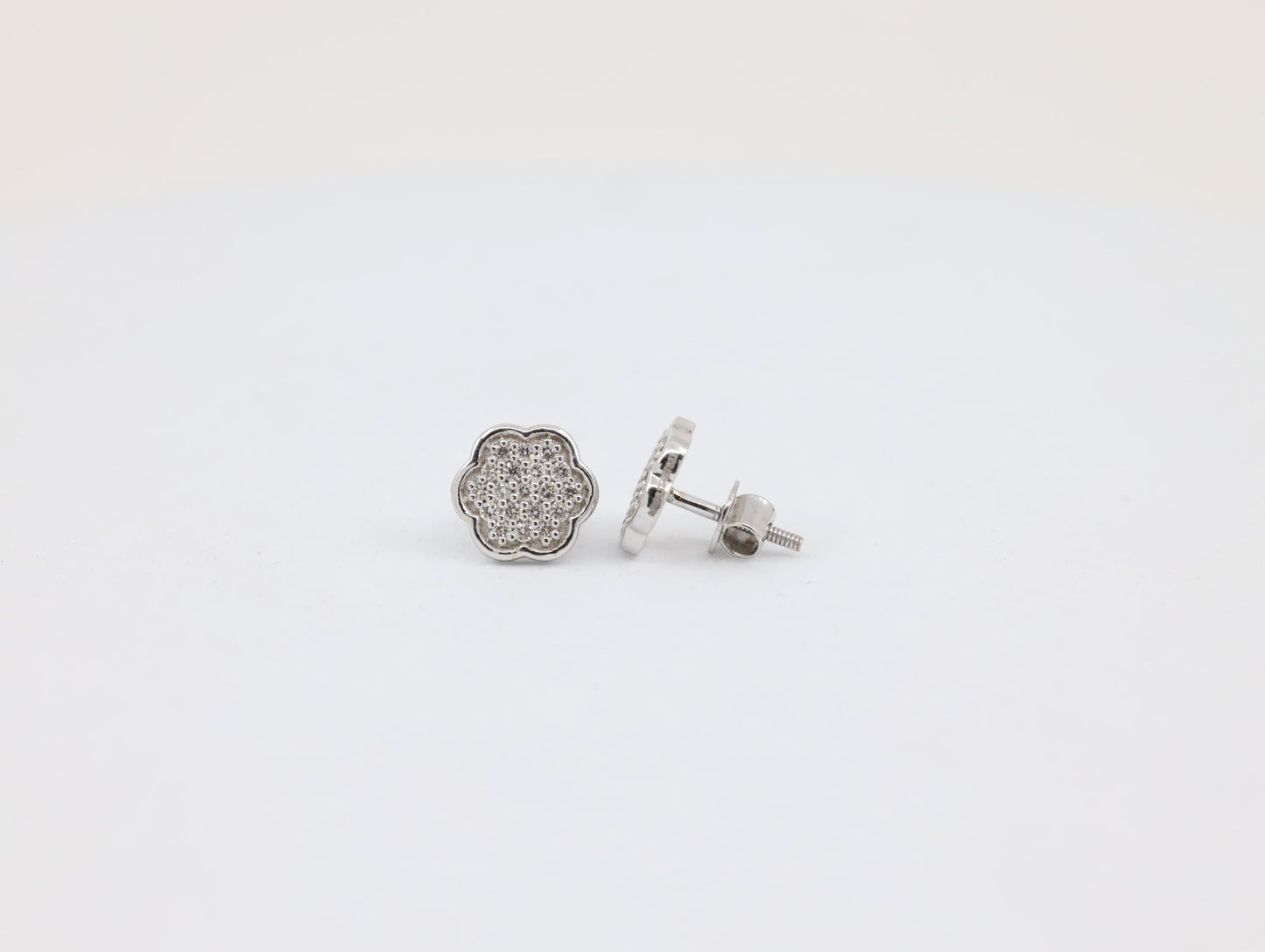 DIAMOND-EAR TOPS,18K (DET-00167)