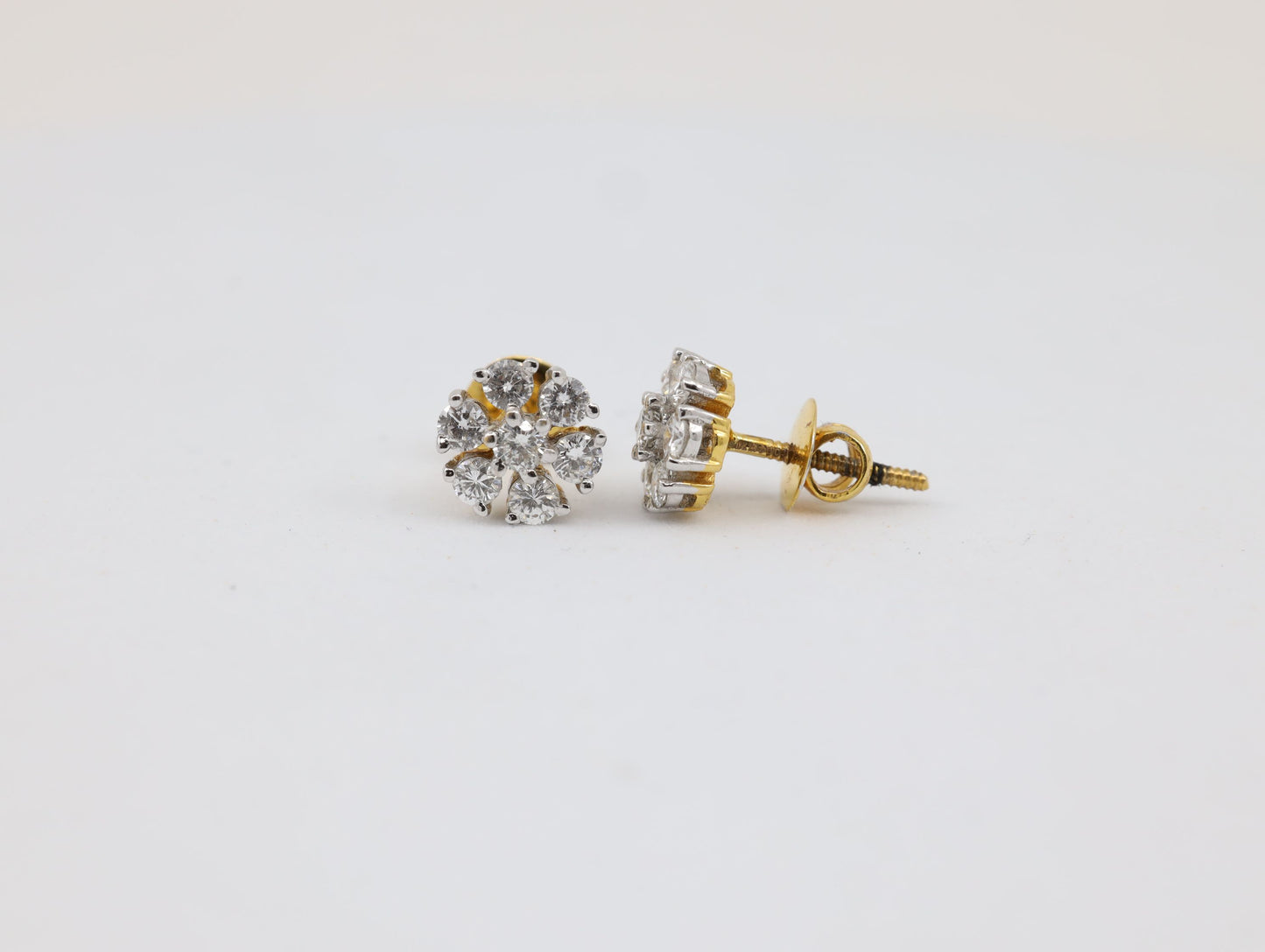 DIAMOND-EAR TOPS,18K (DET-00168)