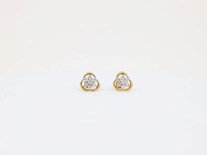 DIAMOND-EAR TOPS,18K (DET-00176)