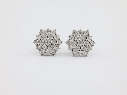 DIAMOND-EAR TOPS,18K (DET-00179)