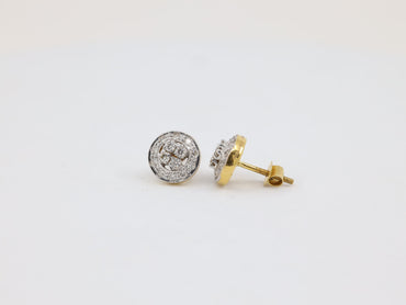 DIAMOND-EAR TOPS,18K (DET-00199)