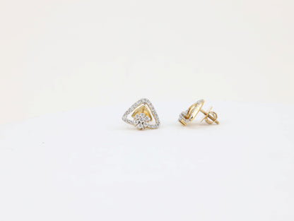 DIAMOND-EAR TOPS,18K (DET-00362)