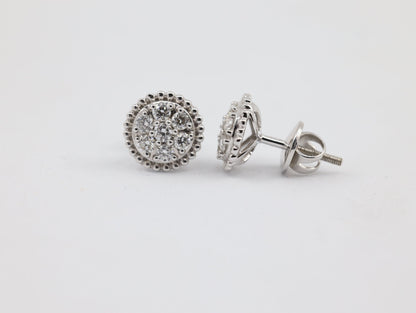 DIAMOND-EAR TOPS,18K (DET-00861)