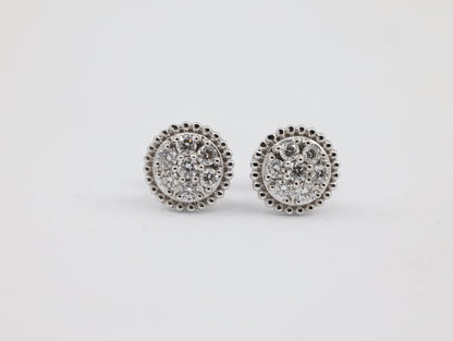 DIAMOND-EAR TOPS,18K (DET-00861)