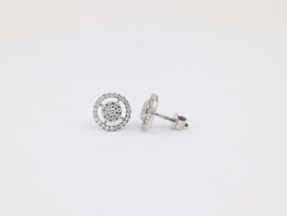 DIAMOND-EAR TOPS,18K (DET-00917)