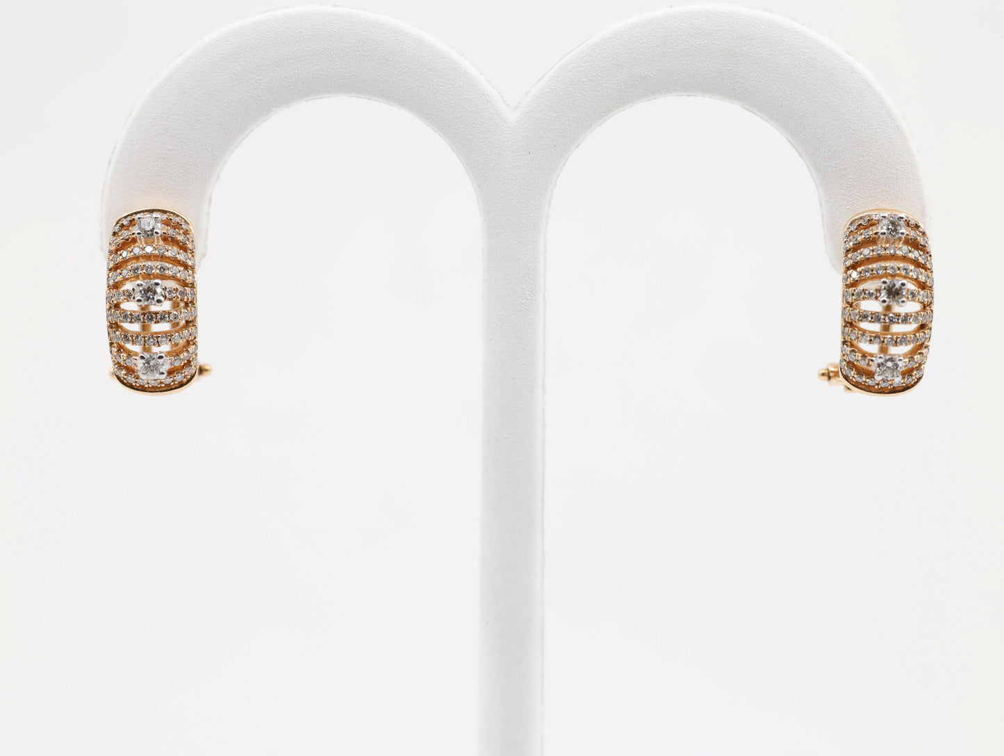 DIAMOND-EAR TOPS,18K (DET-00922)