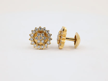 DIAMOND-EAR TOPS,18K (DET-00995)