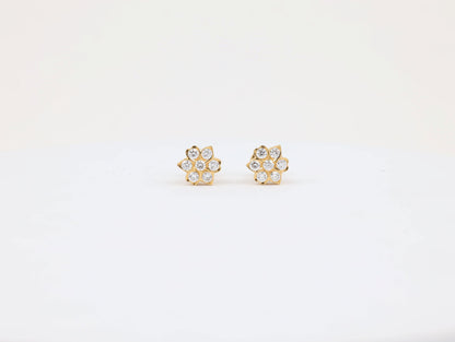 DIAMOND-EAR TOPS,18K (DET-00997)