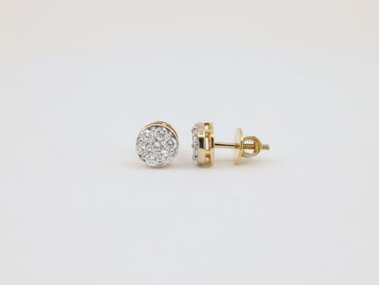 DIAMOND-EAR TOPS,18K (DET-01016)