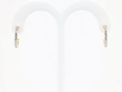 DIAMOND-EAR TOPS,18K (DET-01057)