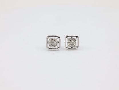DIAMOND-EAR TOPS,18K (DET-01070)