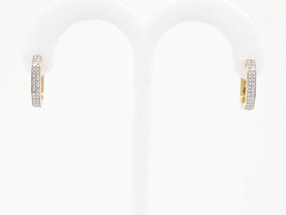 DIAMOND-EAR TOPS,18K (DET-10014)