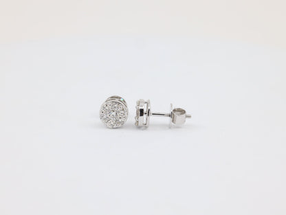 DIAMOND-EAR TOPS,18K (DET-10019)