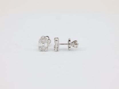 DIAMOND-EAR TOP,18K (DET-10030)
