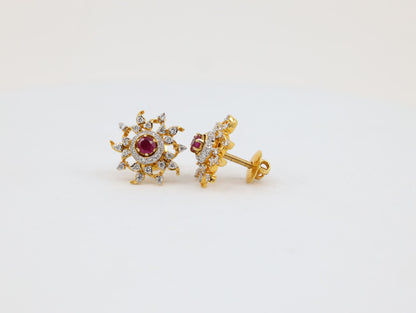 DIAMOND-EAR TOP 18K (DET-10040)