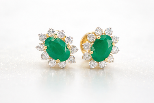 DIAMOND-EAR TOP 18K (DET-10176)