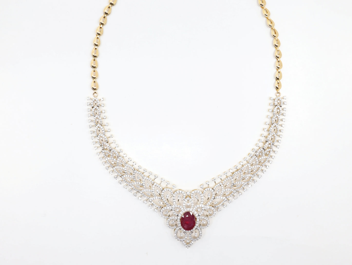 DIAMOND-NECKLACE,18K (DNK-00127)