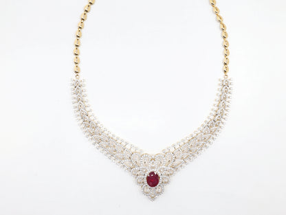 DIAMOND-NECKLACE,18K (DNK-00127)