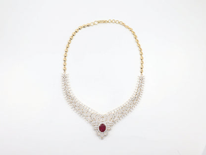 DIAMOND-NECKLACE,18K (DNK-00127)