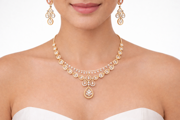 DIAMOND-NECKLACE,18K (DNK-00538)