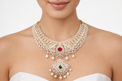 DIAMOND-NECKLACE,18K (DNK-00568)