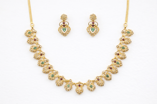 DIAMOND-NECKLACE,22K (DNK-00634)