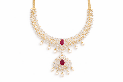 DIAMOND-NECKLACE,18K (DNK-10007)