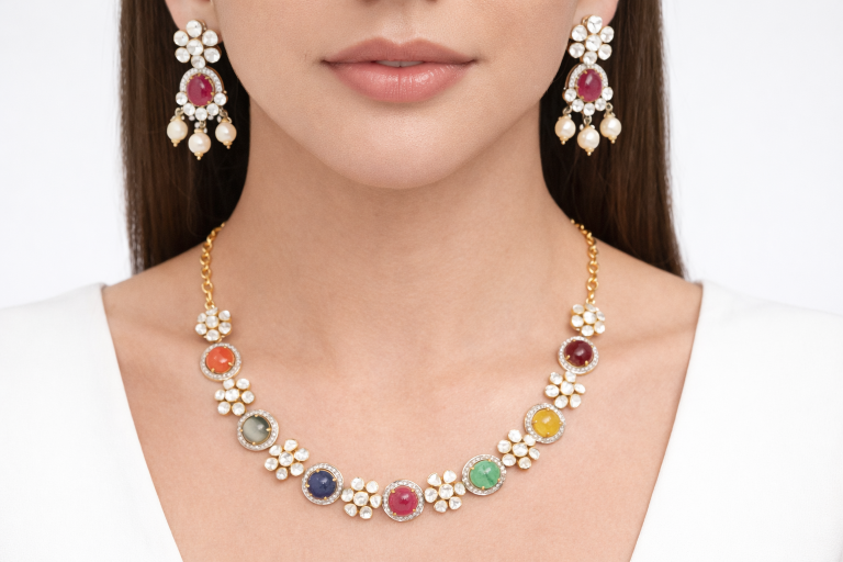 DIAMOND-NECKLAC 18K (DNK-10009)
