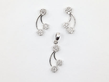 DIAMOND-PENDANT SET,18K (DPS-00162)