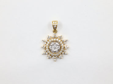 DIAMOND-PENDANT SET,18K (DPS-00273)