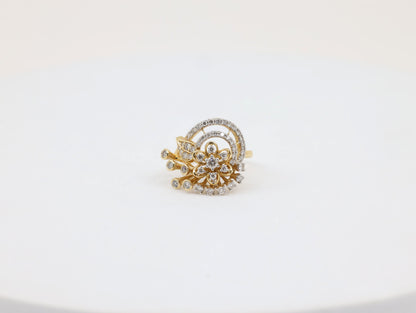 DIAMOND-RING,14K (DRG-00178)
