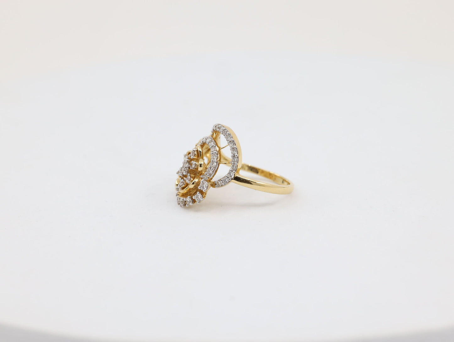 DIAMOND-RING,14K (DRG-00178)