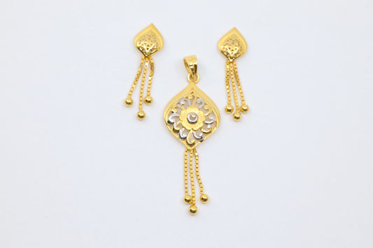 PENDANT SET,22K (PS-10009)