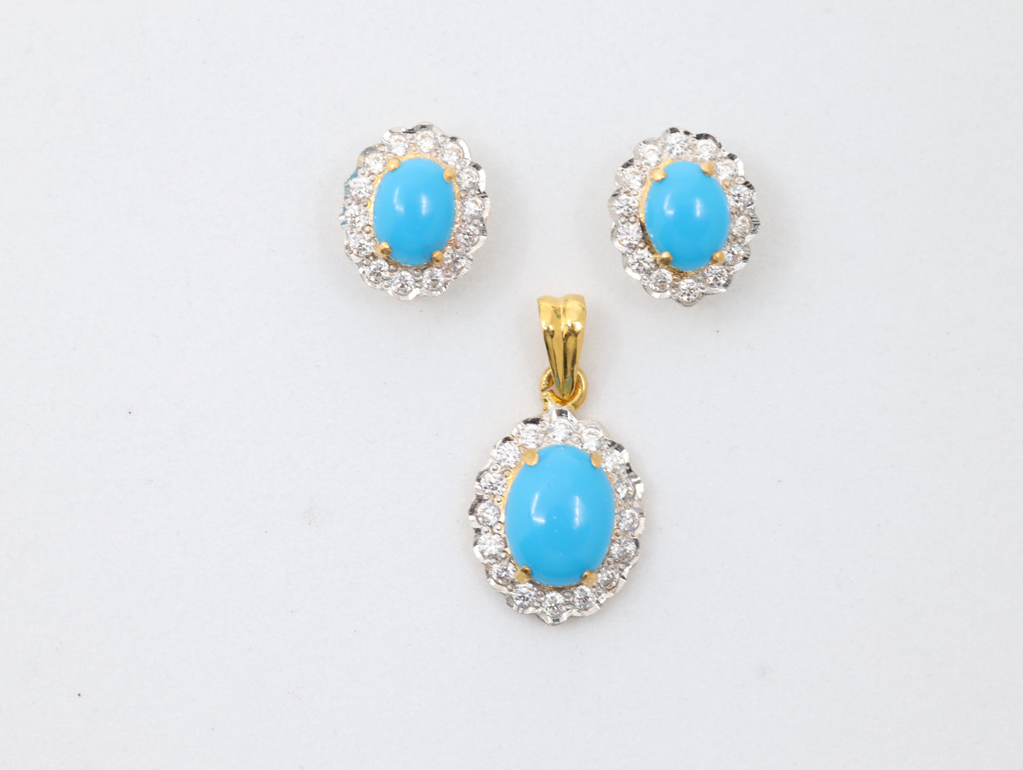 PENDANT SET 22K (PS-10219)