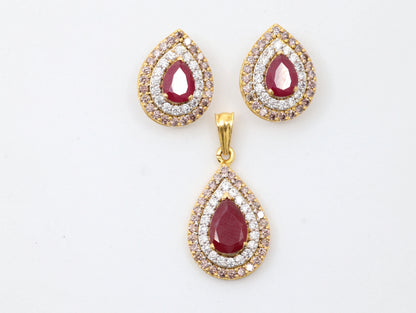 PENDANT SET 22K (PS-10238)