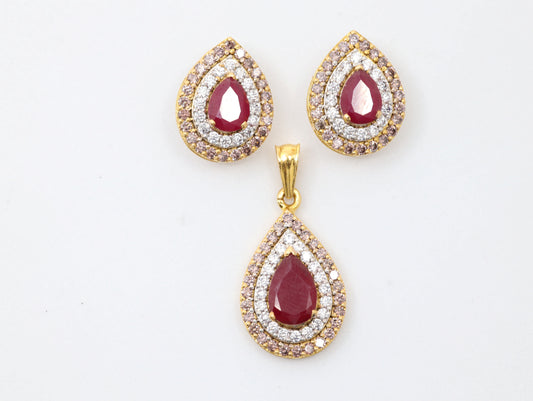 PENDANT SET 22K (PS-10238)