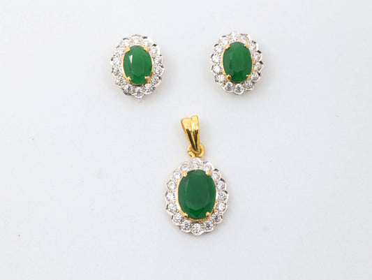 PENDANT SET 22K (PS-10258)