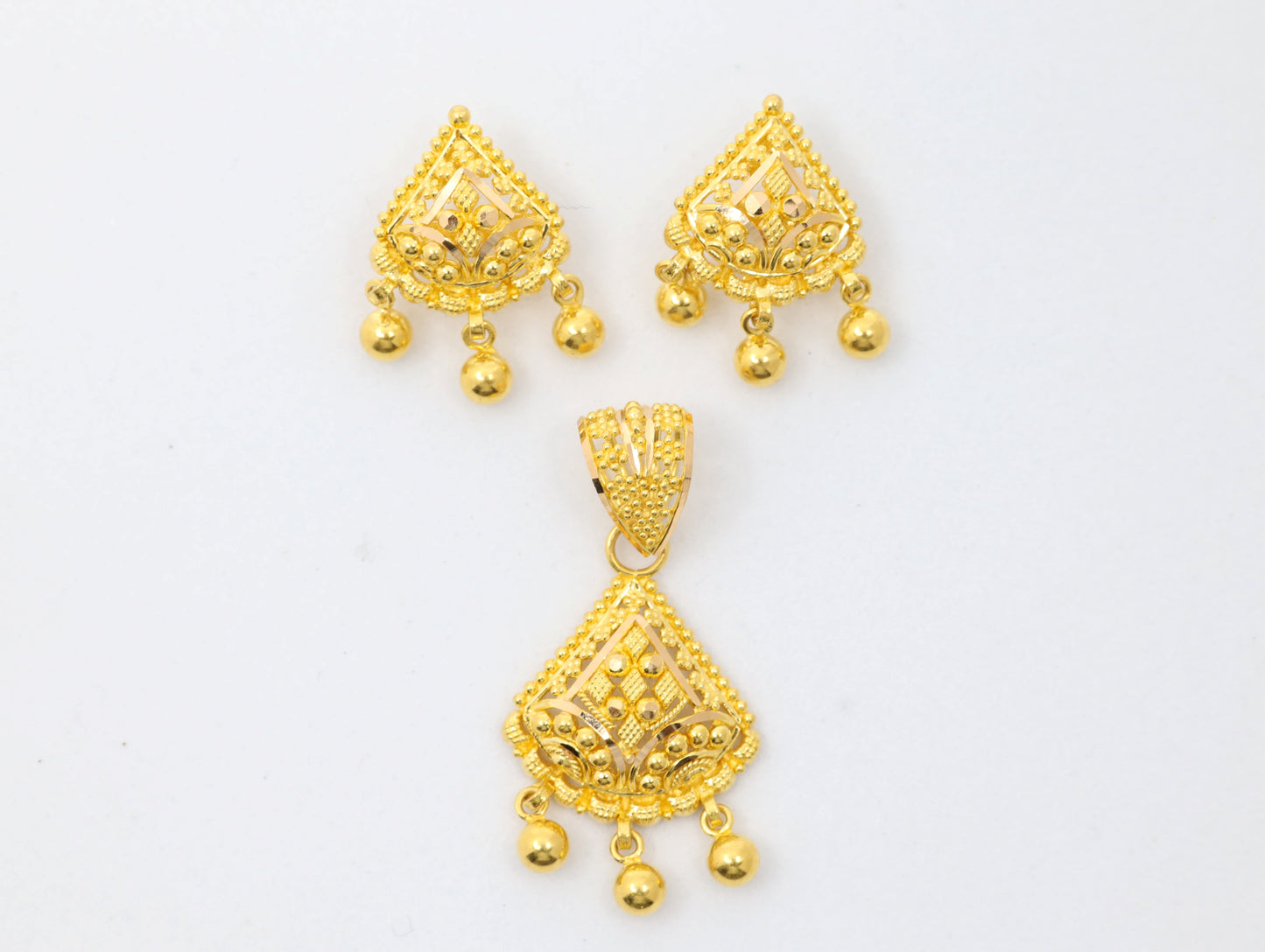 PENDANT SET 22K (PS-10314)