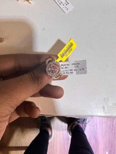 DIAMOND-RING,18K (DRG-00900)