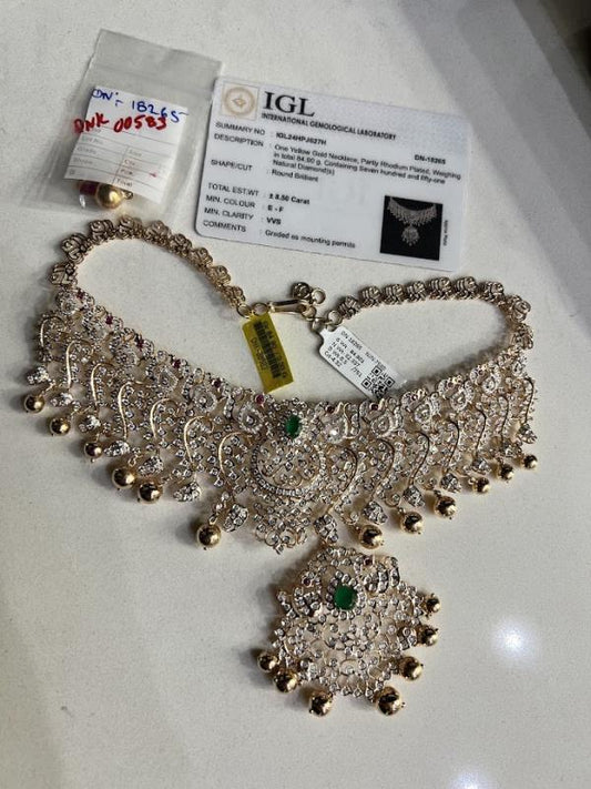 DIAMOND-NECKLACE,18K (DNK-00583)