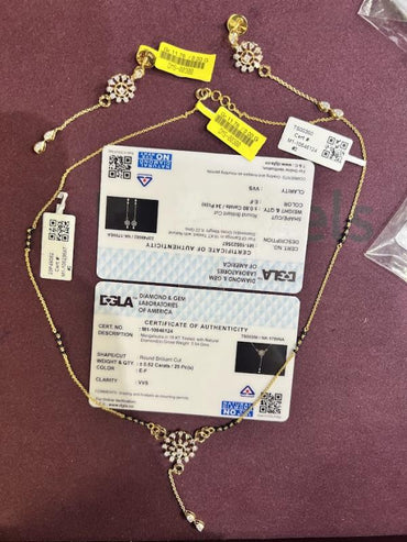 DIAMOND-MANGAL SUTRA,18K (DMS-00300)