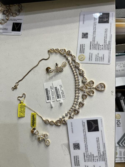 DIAMOND-NECKLACE,18K (DNK-00538)