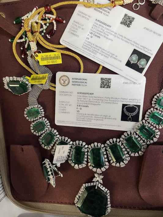 DIAMOND-NECKLACE,18K (DNK-00643)